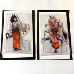 鬼滅の刃 午年 アクリルスタンド 伊黒小芭内 甘露寺蜜璃 マチアソビカフェ 干支