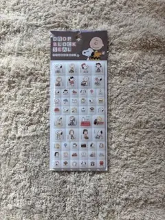 PEANUTS DROP BLOCK SEAL スヌーピー