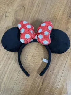 ディズニー ミニーマウス 耳付きカチューシャ
