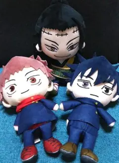 呪術廻戦　chibiぬいぐるみ　3体セット　(虎杖悠仁・伏黒恵・夏油傑)
