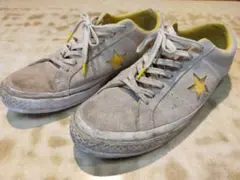 難あり コンバース ワンスター スエード左右のサイズ違い（27.5cmと28cm