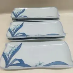 美濃焼 角皿 焼物皿 三点盛皿 5枚+１枚サービス