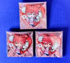 となりの坂田　ハート型缶バッジ3個　浦島坂田船歌ってみた祭り！