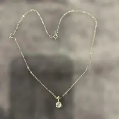 スワロフスキーシルバー クリスタルペンダント ネックレス