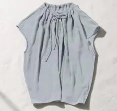 美品 トゥモローランド コレクション アムンゼン ドローストリングブラウス 36