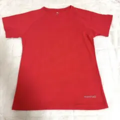 モンベル WIC.フィットT Women's 女性用半袖TシャツM レッドのサムネイル