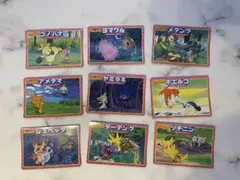 ポケモンアニメ版トップサン カード　ピカチュウ　リザードン　メタンク
