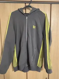 Needles M 連帽運動衫 灰色/黃色