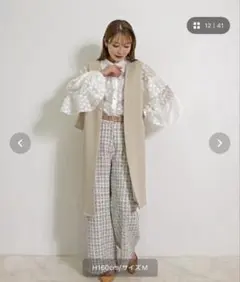 【美中古】メゾンスペシャル フラワー刺繍プライムワイドカーゴパンツ01 美中古】メゾンスペシャル フラワー刺繍プライムワイドカーゴパンツ01