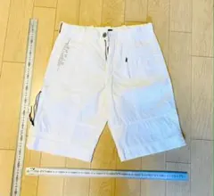 ナパピリメンズM ホワイト カーゴショートパンツ 未使用に近い 生地薄めのサムネイル
