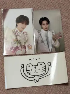 M!LK 山中柔太朗 トレカ ツーショ HMV特典シール