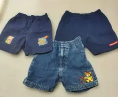 ミキハウス 半ズボン 3点セット