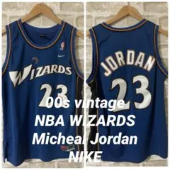 ビンテージ　00s NBA NIKE メンズM ユニフォーム　青　ジョーダン