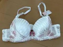 ストライプサテンリボン（白）　ブラジャーのサムネイル
