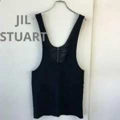 美品✨ ジルスチュアート ワンピース ジャンパー スカート ジップ Iライン