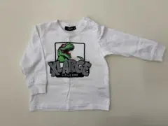 XLARGE KIDS 長袖Tシャツ 恐竜プリント ホワイト 90のサムネイル