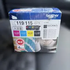 【未使用】BROTHER 純正LC119/115-4PK インクカートリッジのサムネイル