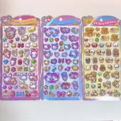 うるちゅるPOPシール フワフワらびちゃん まじかるみゅーちゃん なっとうちゃん