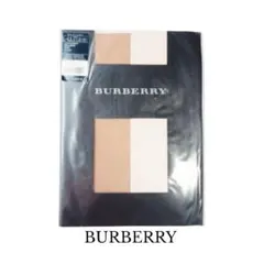 バーバリー ストッキング ヌーディベージュ L-LL ファインシアー マチ付