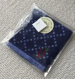 CELINE オーガニックコットン タオルハンカチ