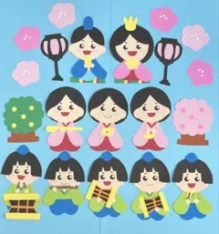 3月　ひな祭り壁面飾り① メルカリ便です！！