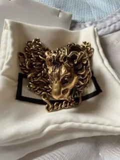 GUCCI ライオンヘッド ネックレス ゴールドカラー