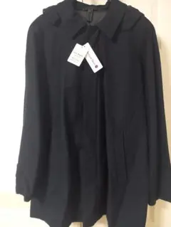 新品 タグ付き LES MUES コート 紺 無地　M