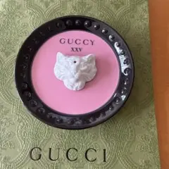 GUCCI グッチ ミスティックキャットキャットプレート 皿 ピンク - メルカリ