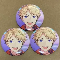 【匿名配送】 あんスタ Knights 鳴上嵐 缶バッジ 3点セット