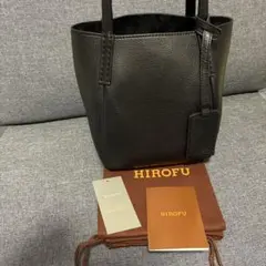 ヒロフHIROFU ロシェレザートートバッグ S 本革のサムネイル