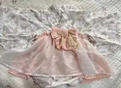 最終値下げ【美品】 Cottoli 花柄 着物 浴衣 ベビー袴 ロンパース