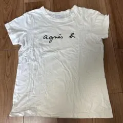 【中古】agnès b. ホワイト Tシャツ （アニエスベー）