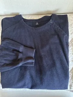 無印良品 ネイビー フリース風 トップス XL