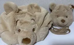 東京ディズニーリゾート　プーさんファンキャップとフェイスポシェットのセットです