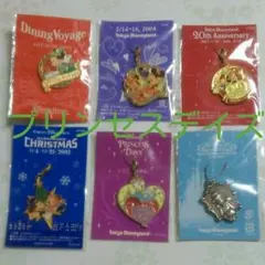お値下げ☆ディズニーリゾート　チャーム等6点セット　プリンセスデイズ　20周年他