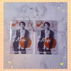 SnowMan ON ライブグッズ 向井康二 クリアステッカー 2点セット