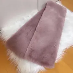 薄いピンク マフラー