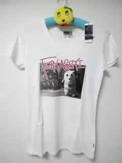 ふなっしーTシャツアズール　VネックL