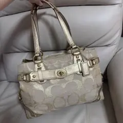 レア✨COACH ダメージ加工 コーチ ミニボストンバッグ シグネチャー