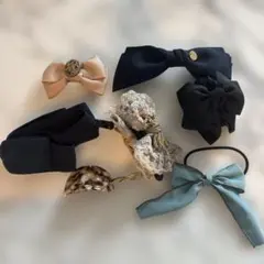 ヘアアクセサリーセット7点