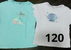女の子　半袖Tシャツ　120 2枚セット