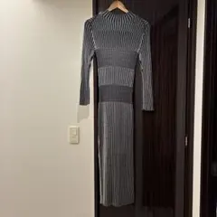 美品 COS ストライプ ロングニットワンピース EUR XS