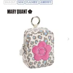 PLAZA MARY QUANT マリークワント カラビナ付きポーチ レオパード