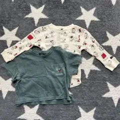 スヌーピー 長袖 半袖 セット売り 90cm