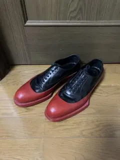 prada 12aw ラバーソール　赤黒