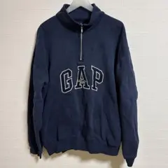 GAP ハーフジップスウェット