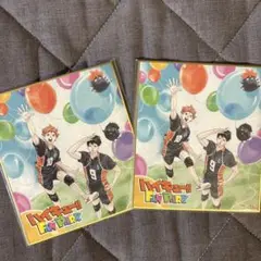 ハイキュー！！ ファンパーク　入場特典　色紙