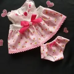 ハンドメイド（Ｅ63）ぽぽちゃんの服2点セット