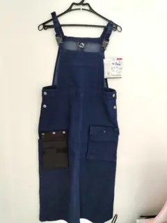 【新品】FieldCore ガーデニングサロペットデニムスカート Mのサムネイル