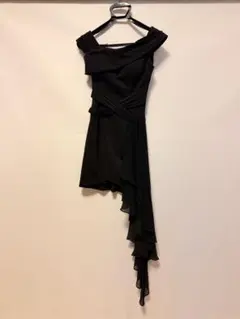 GLAMOROUS ブラック アシンメトリードレス